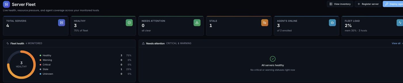ZenPlus server fleet dashboard for ManageEngine alternative positioning